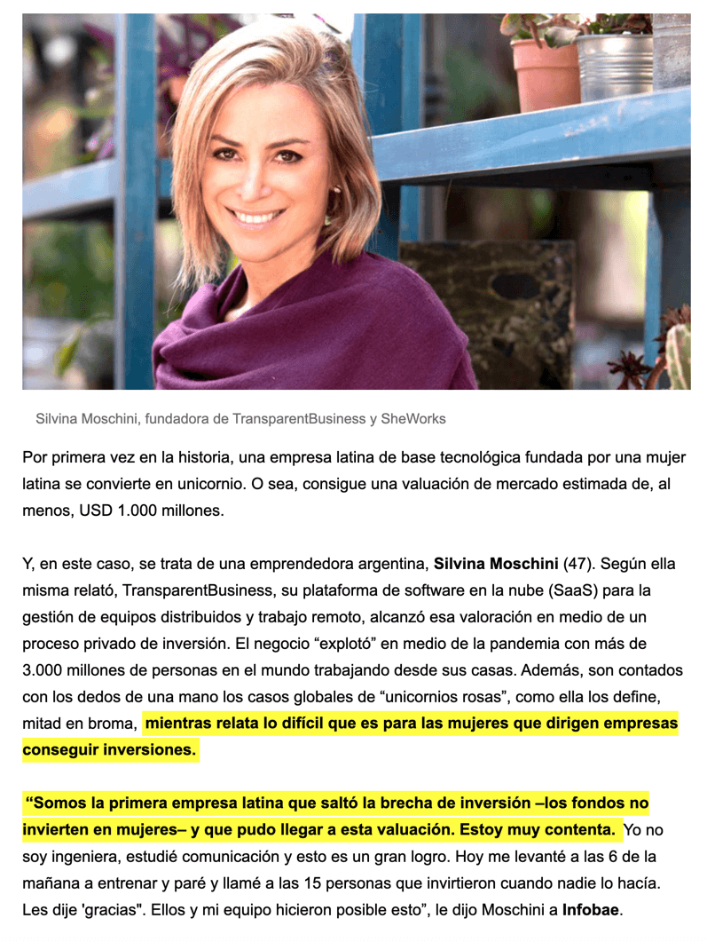 Interview with Silvina Moschini