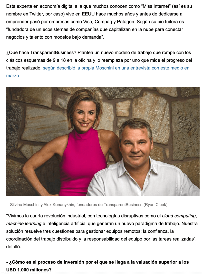 Interview with Silvina Moschini