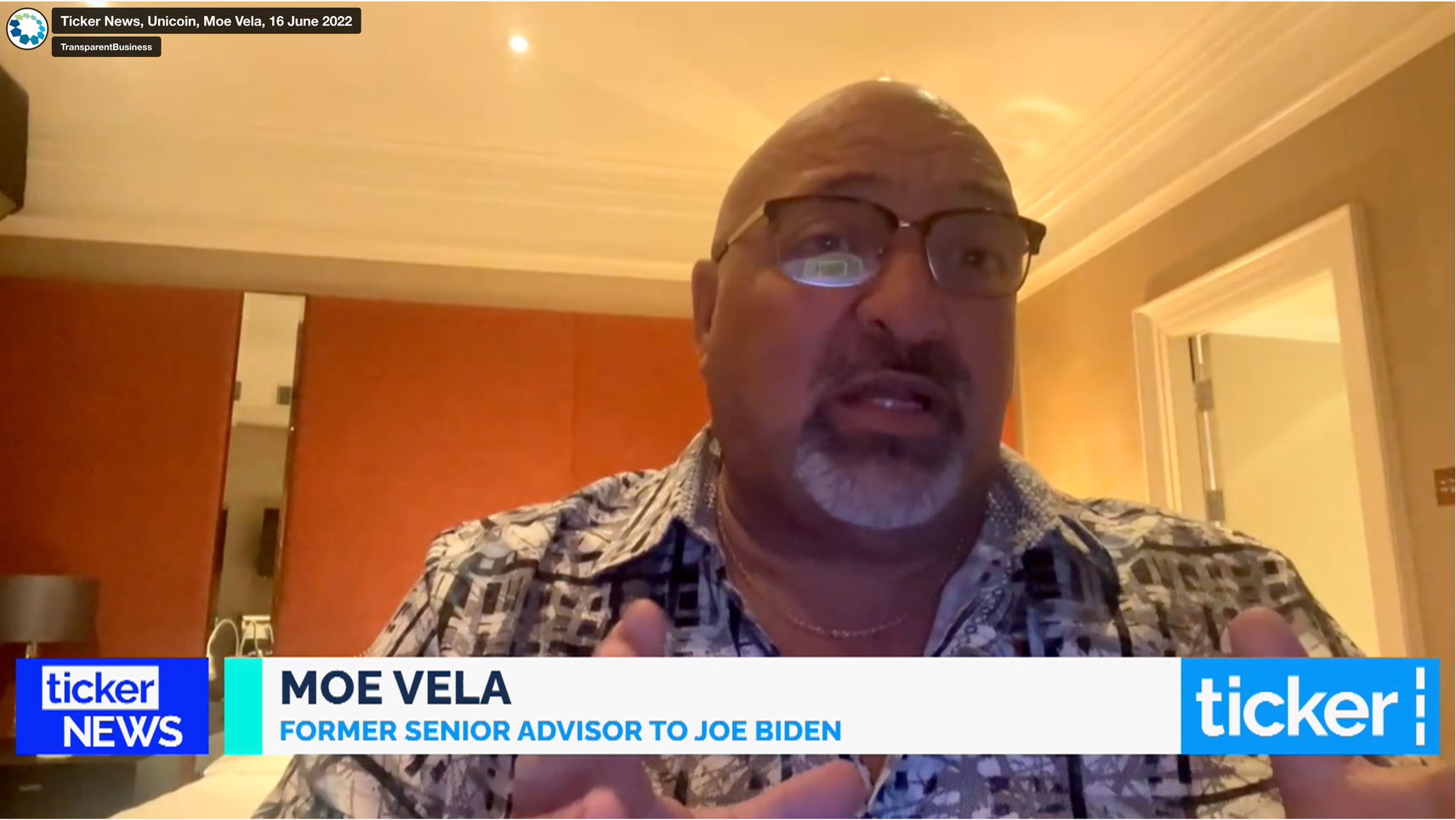 Moe Vela comments on the crypto meltdown, Ticker News